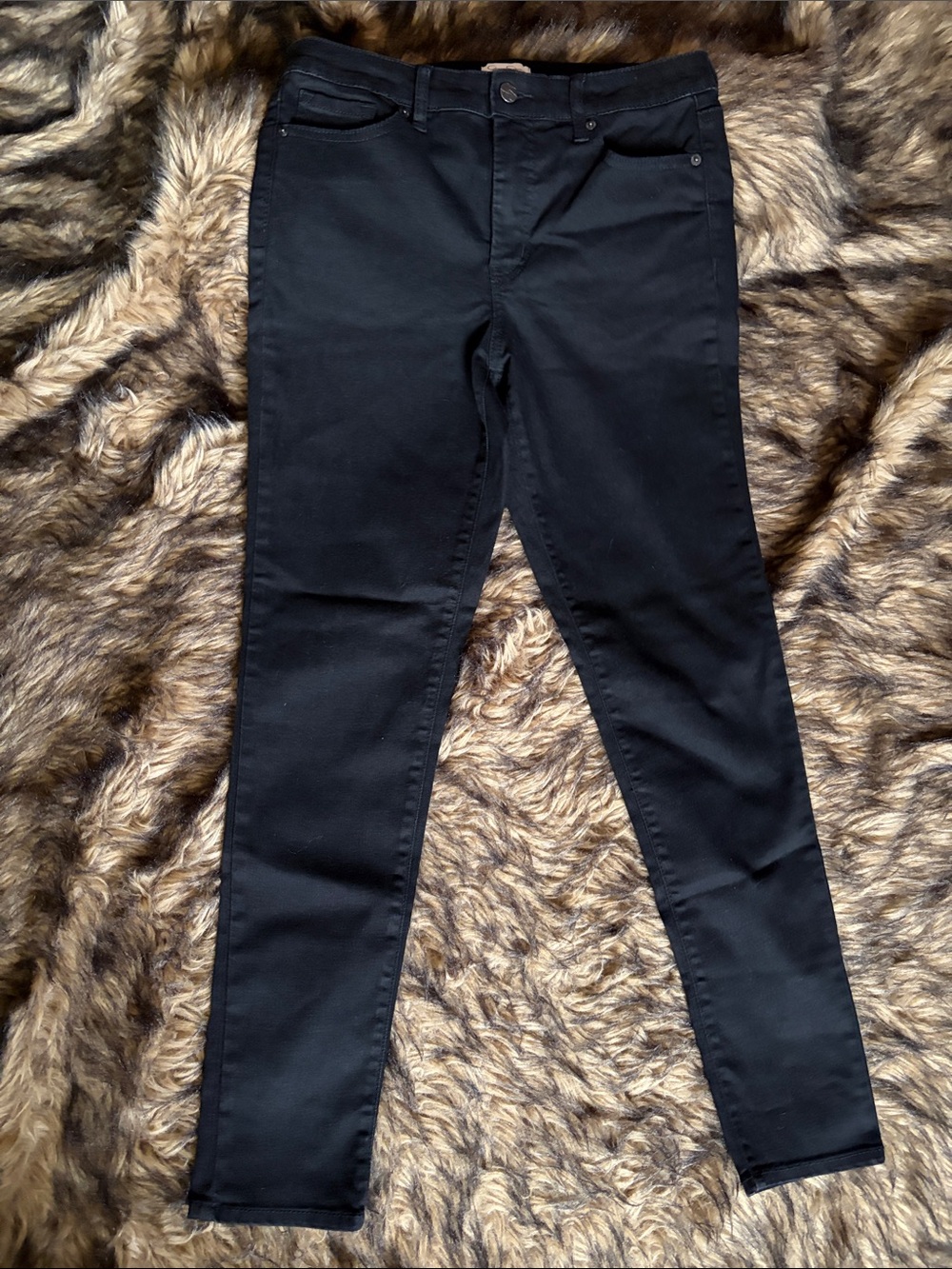 Jessica Simpson Ladies' High-Rise Skinny Jeans Black Size 6 29.5" Inseam